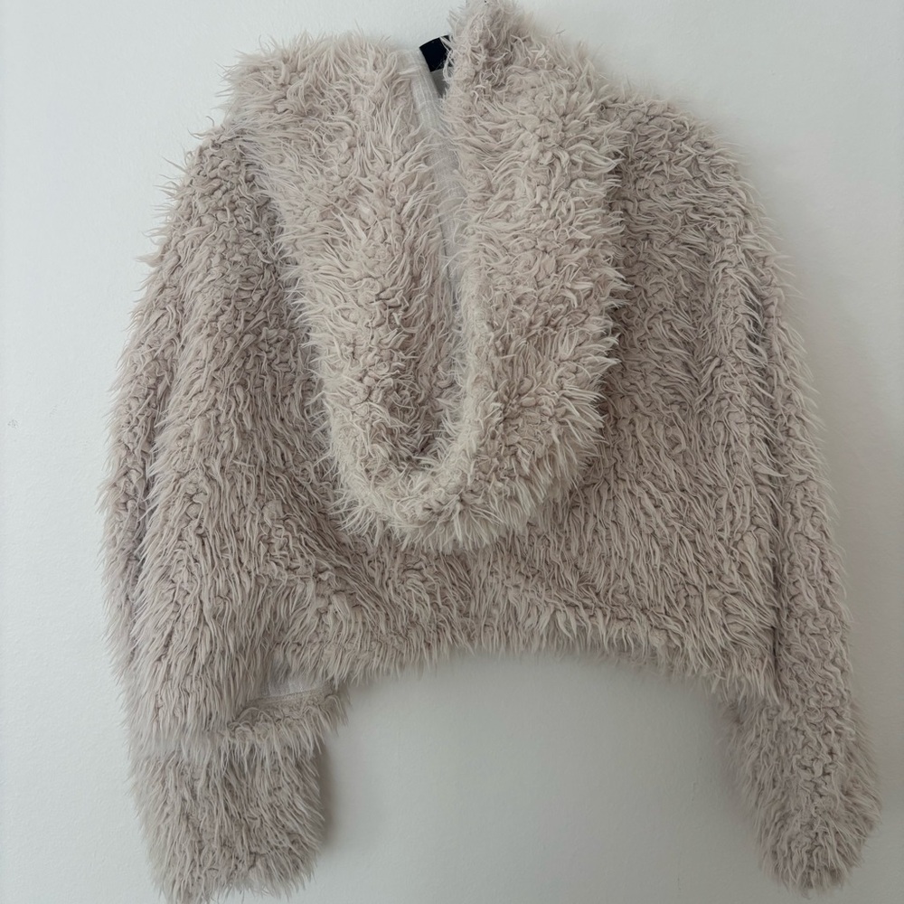 Free People One Zuri Parka Shaggy Coat - Picture 5 of 8